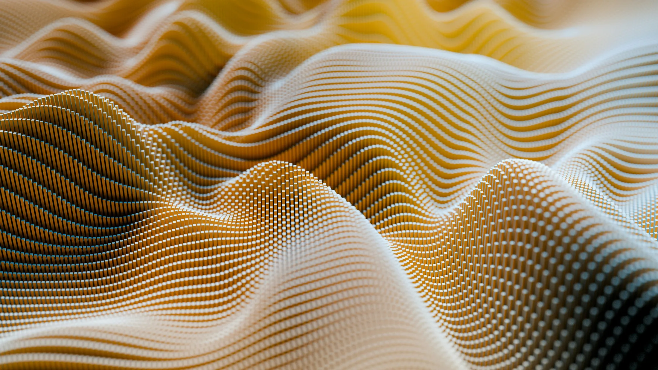 Abstract wave pattern representing structured data flowing through a system